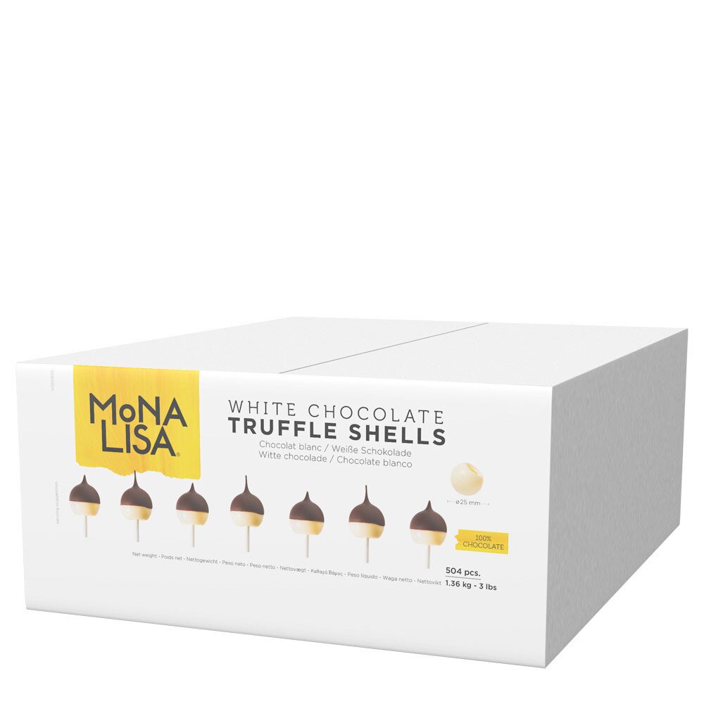 Callebaut White Chocolate Truffle Shells - OFFER